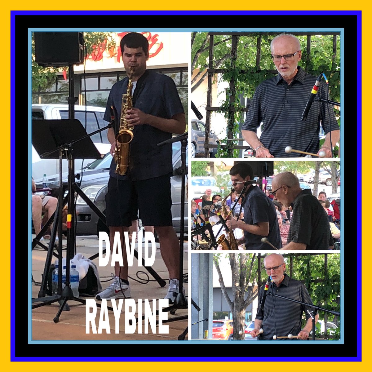 The Raybine men in concert last summer when we had shows.  Father and Son making music 🎶 together—it doesn’t get any better for me!
               SMOOTH JAZZ MUSIC