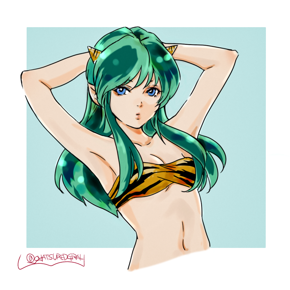 ラム・インベーダー(うる星やつら) 「【フォロワーさんの推しが描きたい!】
うる星やつらのラムちゃんを描きました。
リ」|グレイのイラスト