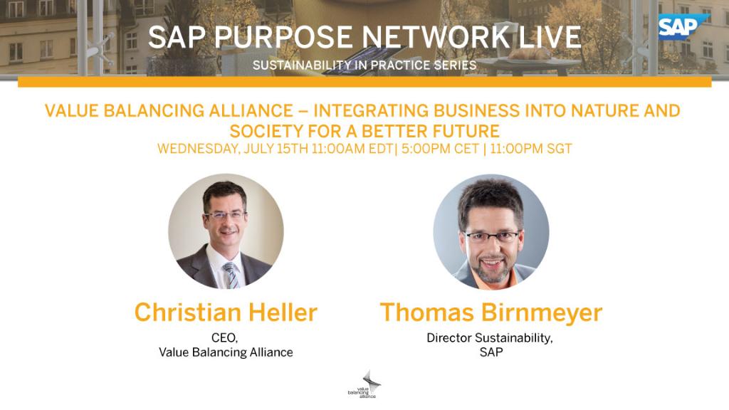 SAP's tweet image. Today, companies need to rethink how they measure and assess their success. 

Join this #SAPPurposeNetwork session to learn how you can create a global impact measurement standard for positive and negative impacts of corporate activity: sap.to/6019GV98J