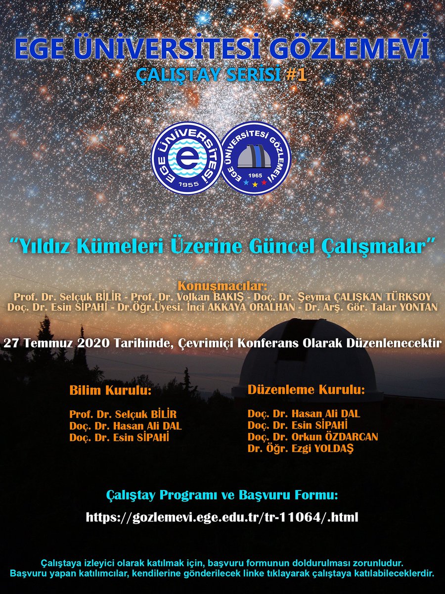 Her ne kadar salgın nedeniyle aynı ortamda buluşup, birlikte etkinlik yapamıyor olsak da motivasyonumuzu kaybetmeden, bilimsel çalışma ve etkinliklerimize devam etmeliyiz. <a href="/ProfNecdetBudak/">Prof.Dr.Necdet BUDAK</a> <a href="/profobay/">Oguz Bayraktar</a> <a href="/EUObservatory/">EU Observatory (EU Gozlemevi)</a> <a href="/Yoldas_Ezgi/">Ezgi Yoldaş ☆</a> <a href="/UniversiteEge/">Ege Üniversitesi</a> #çalıştay #workshop