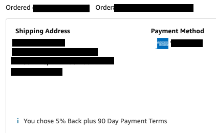 YehudaJawary's tweet photo. @Drofcredit @AmexBusiness now has 5% back plus 90 day terms on the Amazon Business Amex. The 5% rewards never shows up. Amex says amazon is at fault. Amazon reps have no clue. @AmazonHelp @Chucksth https://t.co/yMm4PTXFHg