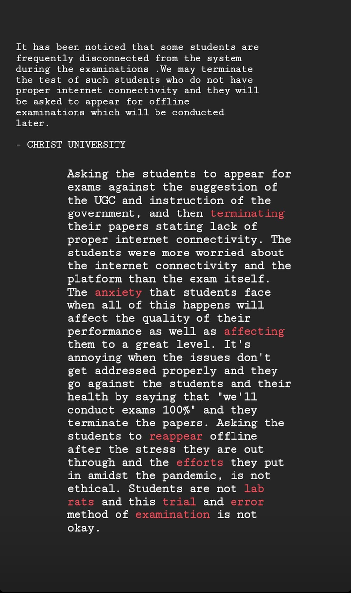 niiimmmmiiiii's tweet photo. #christuniversity 
If you could understand the points the students want to convey. https://t.co/NtfEaYjFN2