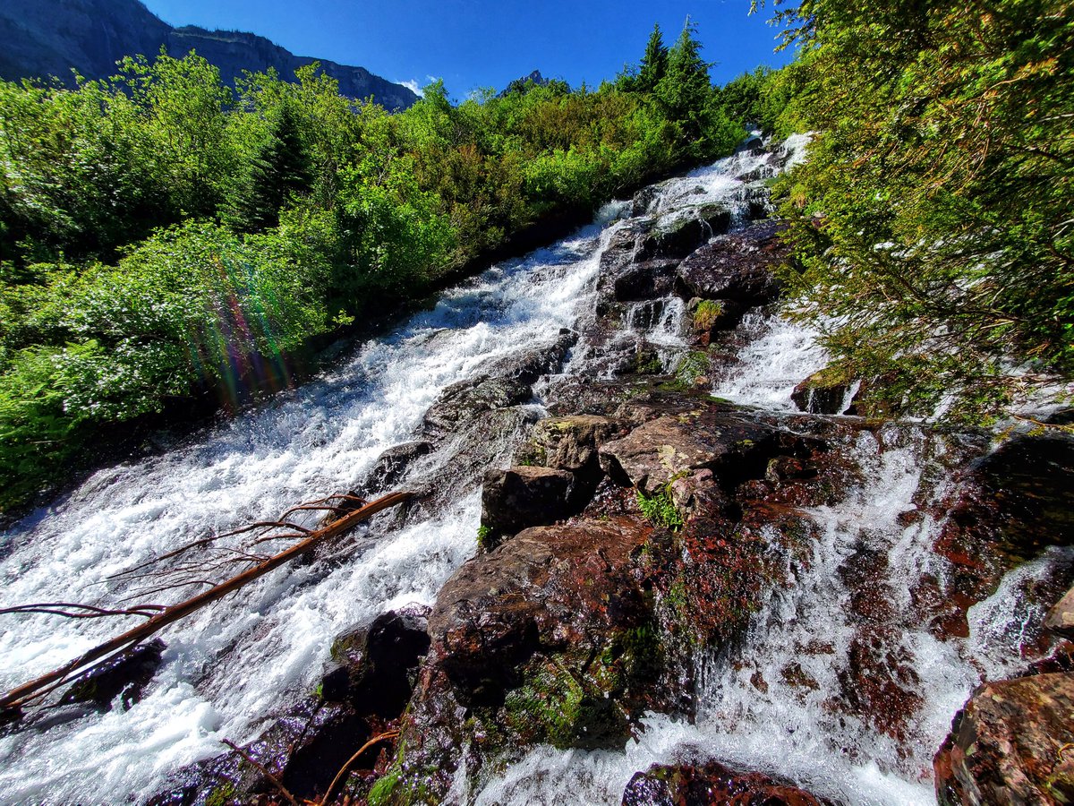 IsenbargerMolly's tweet photo. I lied, these are the last of the Avalanche Lake hike. If you continue on past the end of the trail, you can rough it a little and get to a cool waterfall. One of many that feed the lake. Always look for more to explore on hikes!!! Otherwise you'll miss some good stuff! https://t.co/OWgyP54jy0