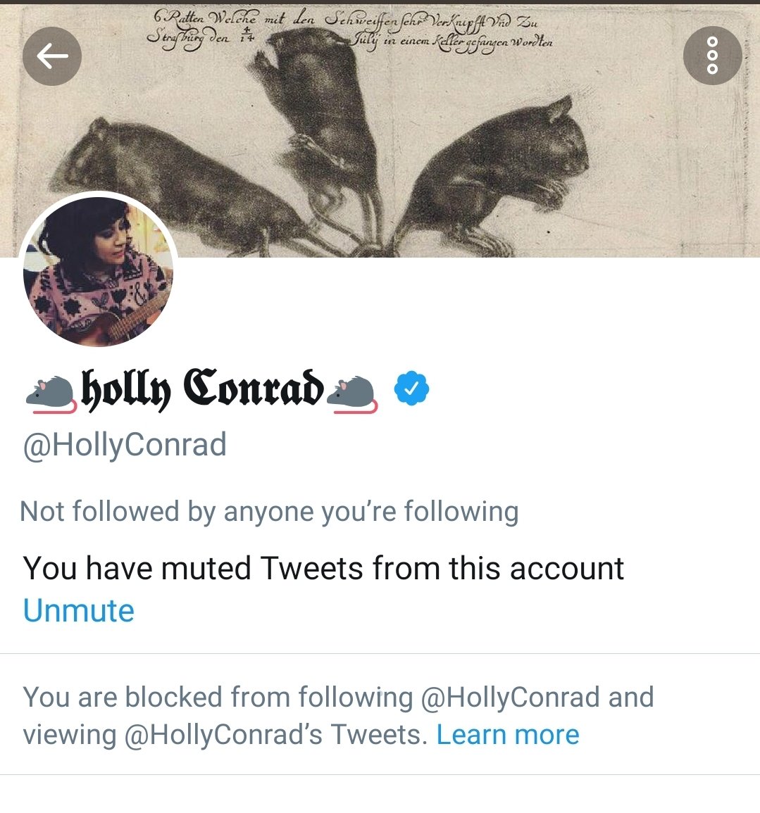 . @HollyConrad You used your mental health-centered platform to call me unfixable and spread the lie that I supposedly had been diagnosed with BPD, contributing to the stigma against the disorder by wielding it as a weapon against someone you don't like.