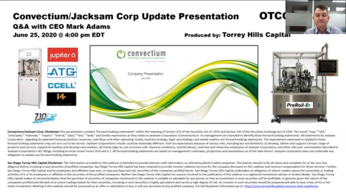 Pennywise20183's tweet image. Great interview with Mark adams from @convectium high lighting their great partnership with @we_are_jupiter and #atgpharma . $tilt $tlltf  m.youtube.com/watch?v=vh2x_H…