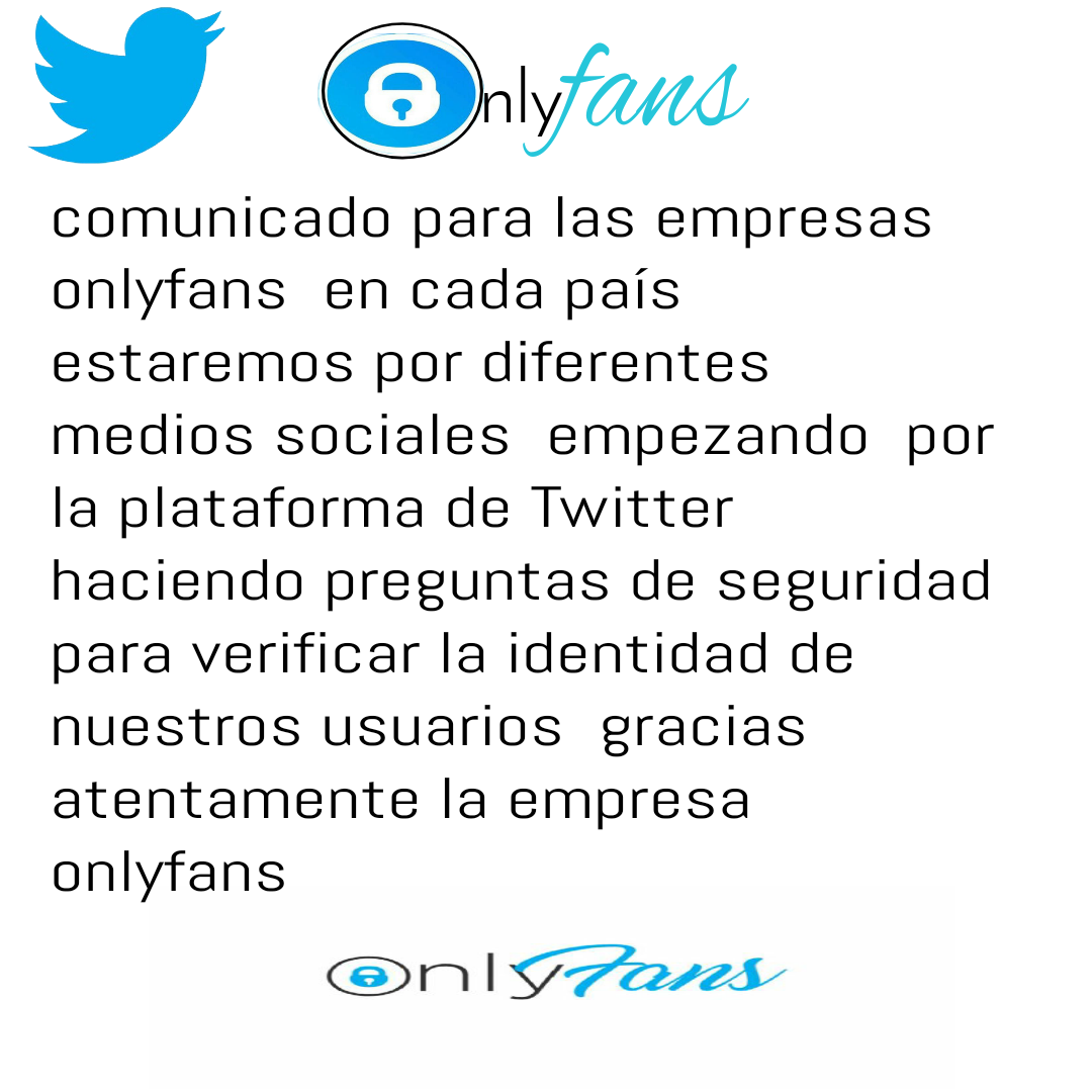 onlyfansCl's tweet photo. Comunicado para todas las empresas #onlyfans #onlyfansCl #OnlyFansPromo https://t.co/X8dzZC44KP