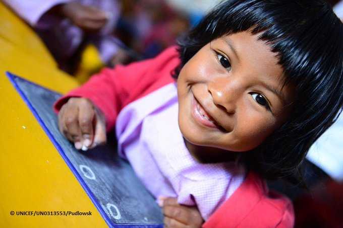 KentPage's tweet photo. Learning makes children smile!

Please retweet if you agree: #EducationCannotWait for any child! v/@unicefeducation @educannotwait @yasminesherif1 https://t.co/0MjJYOBS3e