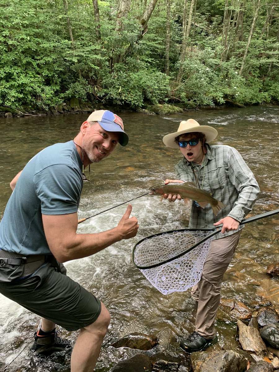 TuckRiverClub's tweet photo. Preston and Baker hosted a group at Thunderstruck for a few days, and the results speak for themselves! Great fishing taking place above 3000' right now.
#TuckFlyShop #SylvaNC #BrysonCity #FlyFishNC #FishItWell #NCTroutCapital #GreatSmokies #DiscoverJacksonNC #FlyFishing https://t.co/UgezGd4R2K