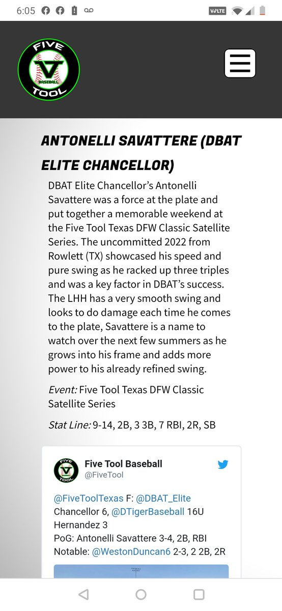 ASavattere20's tweet photo. 🔥🔥🔥🔥🔥🔥 DUDES OF THE WEEKEND ALERT!! 🔥🔥🔥🔥🔥
KEEP SWINGING IT!!
@DBAT_Elite2022 @DBAT_Elite @247LineDrive @FiveToolTexas @FiveToolTexas https://t.co/mHsCpHyWmp