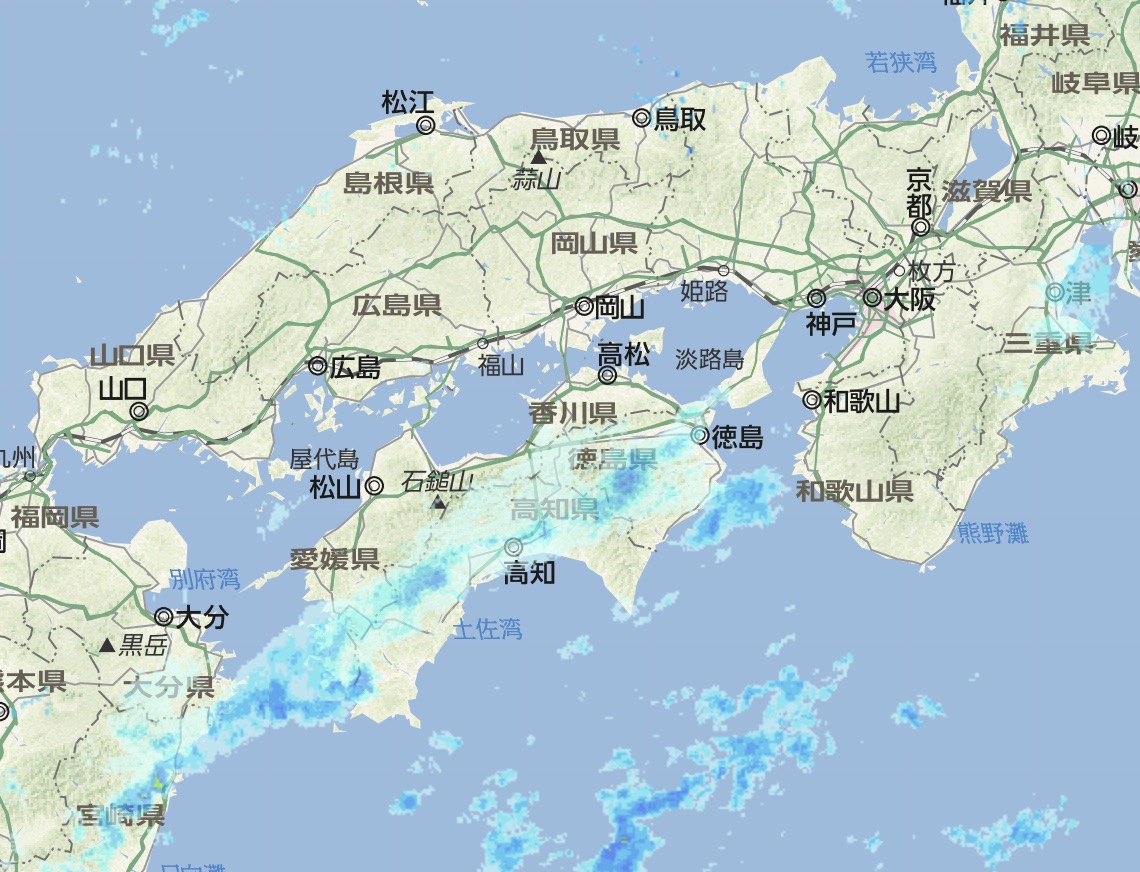 広島 市 雨雲 レーダー