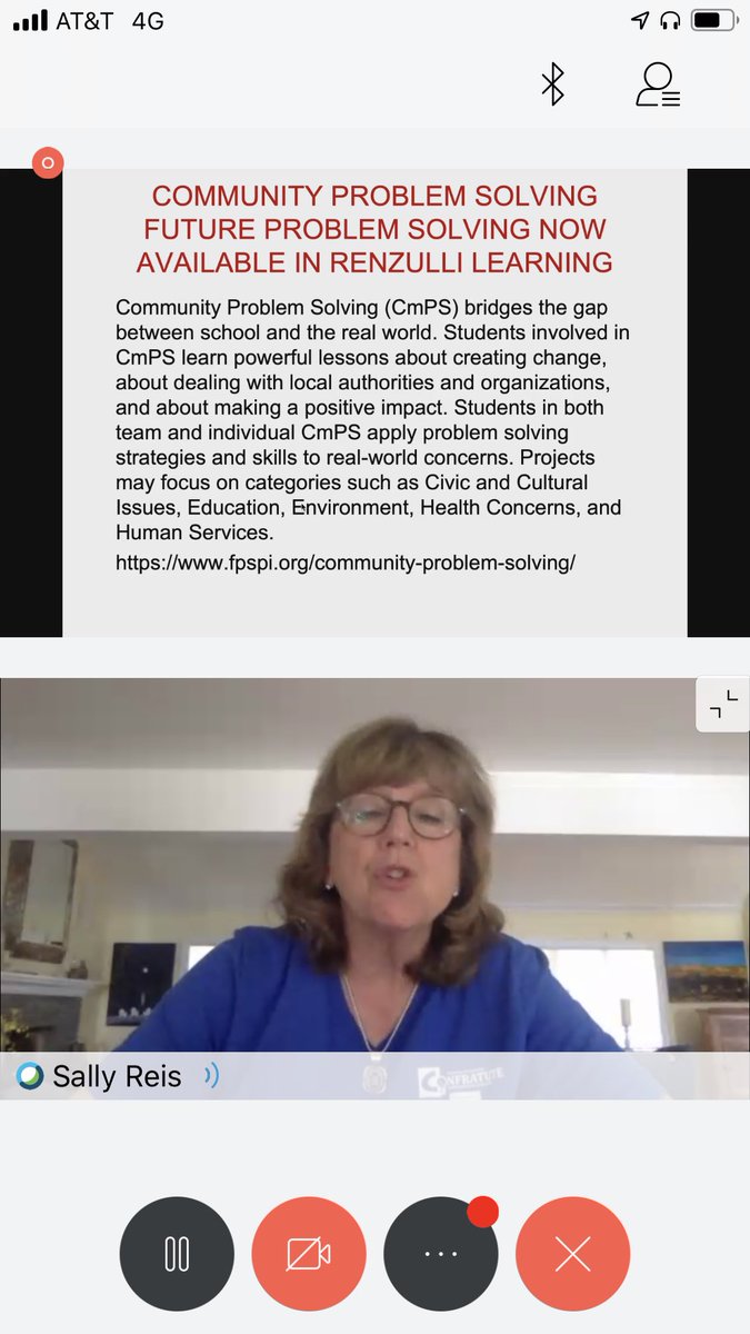 aprilamichele's tweet photo. @FPSPI inspiring webinar today from Dr. Sally Reis on Creating Future Leaders and Change Agents. I am proud to be a part of Future Problem Solving - one of many programs who provide tomorrow’s leaders opportunities to feature their community projects! https://t.co/jTpr1PbC3D