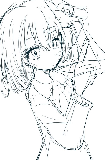 ラフ練習? #絵描きさんと繋がたい #イラスト好きな人と繋がりたい