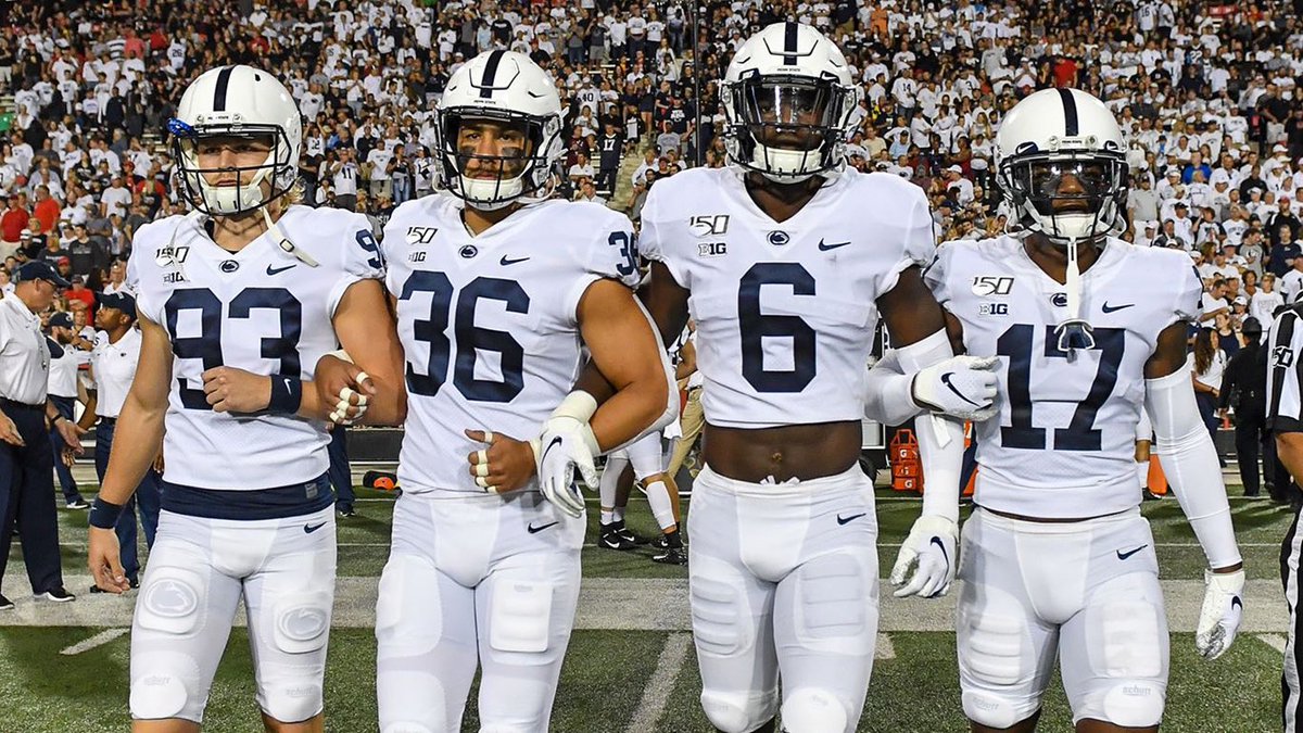 Rian_J_Black's tweet photo. Very blessed to Announce that I receive an offer from Penn State University🦁⚪️@CoachStubbs @EThatchRC @PennStateFball @CoachYounger14 @coachkd15 @zacharylovett10 @raheim_sanders @247recruiting @HamiltonESPN #WeAre https://t.co/8VezrBOVLH