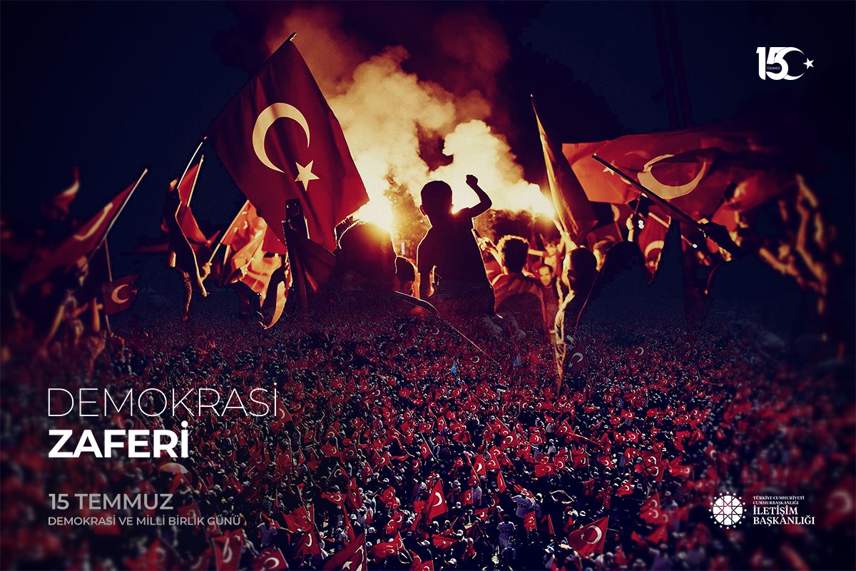Vatanımızı, Bayrağımızı ve Demokrasimizi korumak için gözünü kırpmadan canlarını feda eden 251 kahraman şehidimize rahmetler diliyor, gazilerimize  minnet ve şükranlarımızı sunuyoruz. #15Temmuz