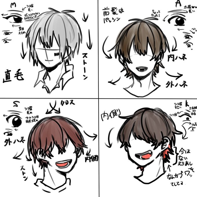 定期的に描きたくなる描き分け差分
一応イニシャル書いてるけどイニシャル見なくても誰が誰か分かりますよね!?ね!?!?!?(威圧) 