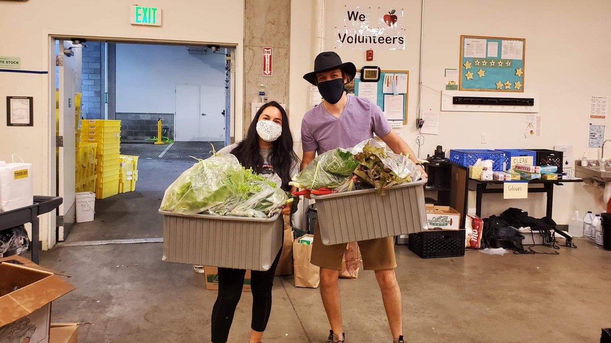 SeaNeighborhood's tweet photo. Siggy and Greg, gardeners from @lictonspringspp, bring freshly harvested produce to the @UDistFoodBank: “The p-patch really tied us to our community & opened us up not only to new people, but to a sense of agency outside of the basic routine." #SeattleTogether #ppatch https://t.co/x0yV4R2oc3