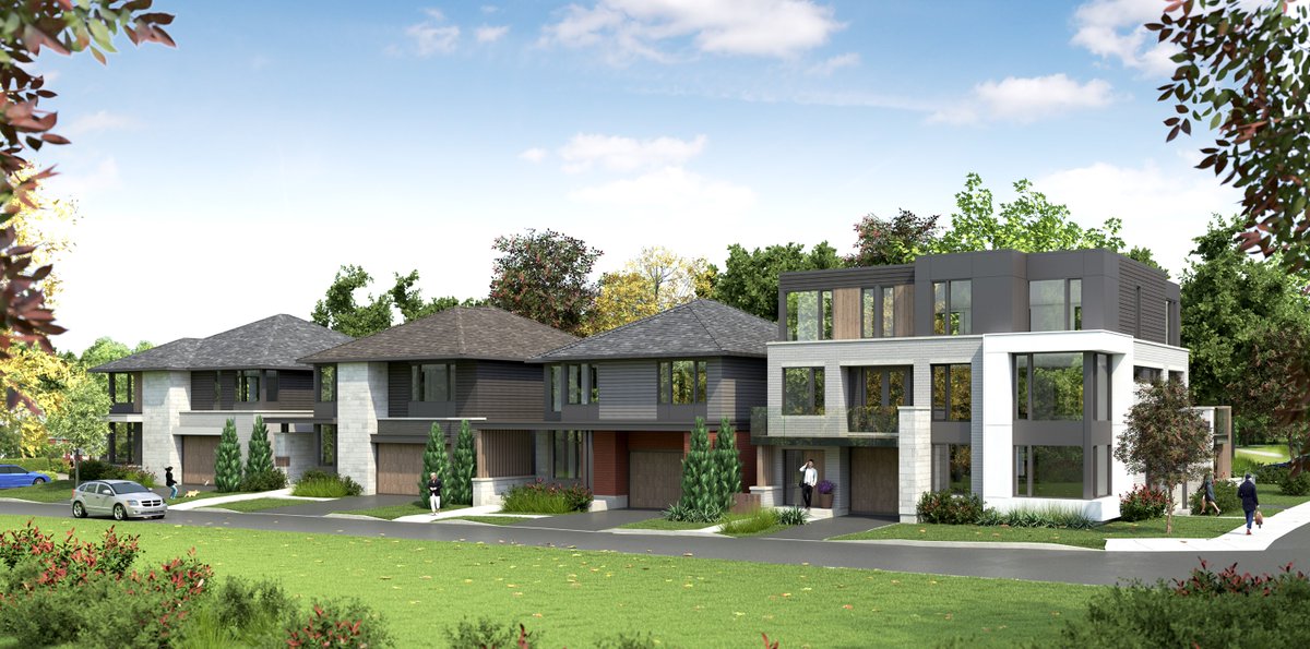 HobinArchitects's tweet image. Proud to partner with @HuntingtonProps #Ottawa on the design &amp;amp; development of 3 luxury singles and a semi-detached home in Ottawa&apos;s #Westboro community. Construction by @modboxottawa. These homes are unlike anything on the market right now! An exciting project. #Architecture