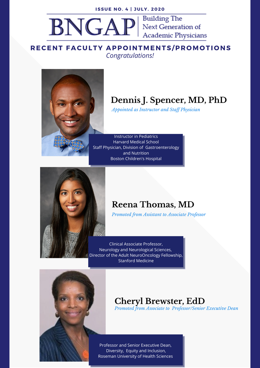 BNGAP1's tweet photo. Our July 2020 Newsletter Issue IV celebrates recent faculty appointments and promotions of our BNGAP members!

If you haven't received a copy, here is a preview of this month's feature! 

 Congratulations! https://t.co/KsUSEVVNo0