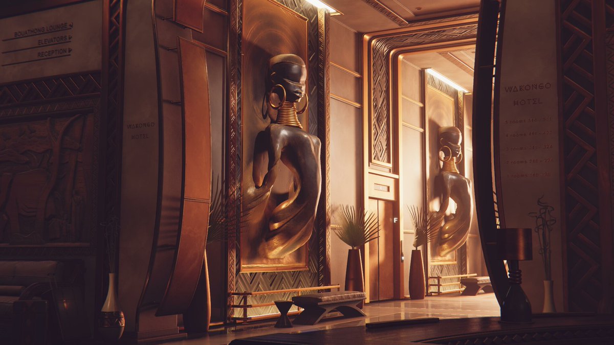 JeryceDia's tweet photo. Hi #PortfolioDay
I'm Jeryce Dianingana, 3D Environment Artist at @RocksteadyGames in London UK
Mixing culture and passion with my African Art is what I love to do 🙏🏾
📷https://t.co/sDJPa6CtlI
🖌️https://t.co/v3bdZDBPBE
#afrodeco #3d #art https://t.co/IwxJmYVUAY