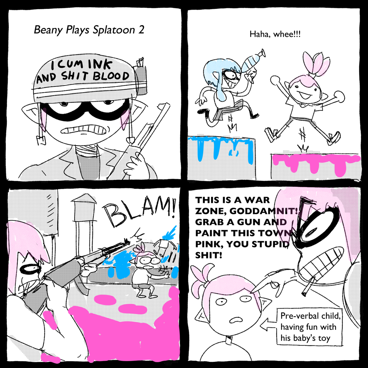 Different sorta thing than usual but I've been playing a lot of Splatoon 2 so I made this 