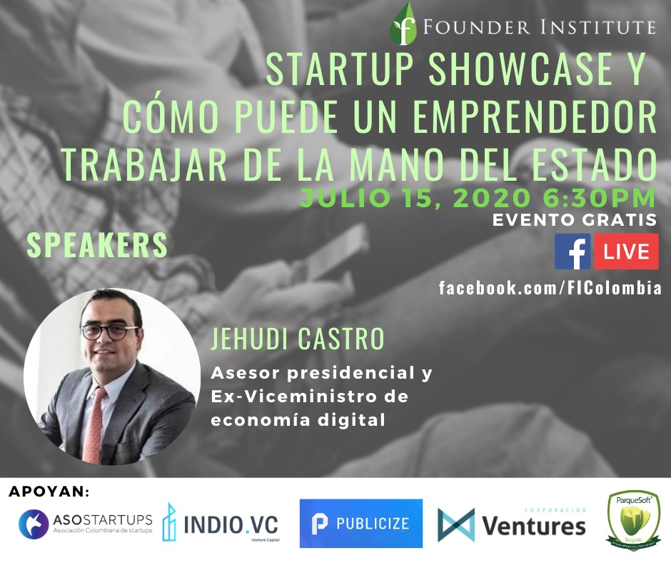 AsoStartups's tweet photo. #Trabajardelamanodelestado 
Los invitamos mañana a participar en nuestro #FacebookLive 
Apoyando a @FoundingCO  con la compañía de @JCastroS  Asesor presidencial y Ex-Vicepresidente de economía digital.
Ingresando 👉 https://t.co/e7VpoTCtbN nos vemos a las 6:30 p.m. https://t.co/rc65ee5vI3