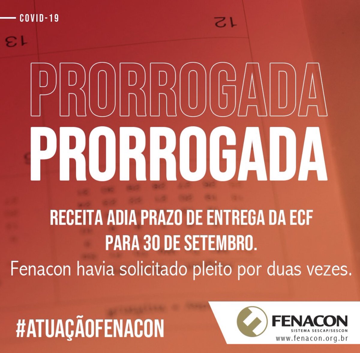 Suitscontabil's tweet image. #ECF #Prorrogacao #30/09/2020