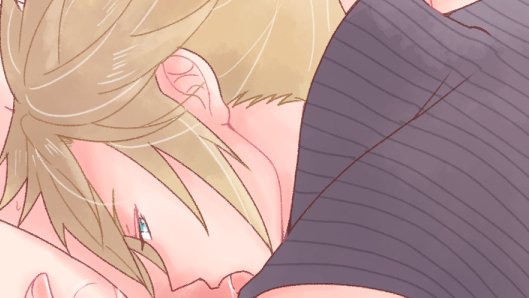 クラウド・ストライフ ,ティファ・ロックハート 「Idk why I always draw Cloud looking at u」|ナイス🐥🐬のイラスト
