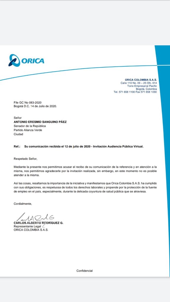 AntonioSanguino's tweet photo. #ComoLesParece que sin ninguna justificación, @GrupoProdeco @OricaLimited y @ManpowerGroupCO se rehúsan a participar en la audiencia pública que hemos convocado para mañana 15 de julio.

Deliberadamente evaden responsabilidades con los trabajadores y las comunidades. Es inaudito. https://t.co/xxmotrZWXx