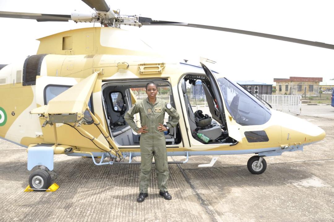 3/4. During her short but impactful stay in the Service, late Arotile, contributed significantly to the efforts to rid the North Central States of armed bandits and other criminal elements by flying several combat missions under Operation GAMA AIKI in Minna, Niger State.