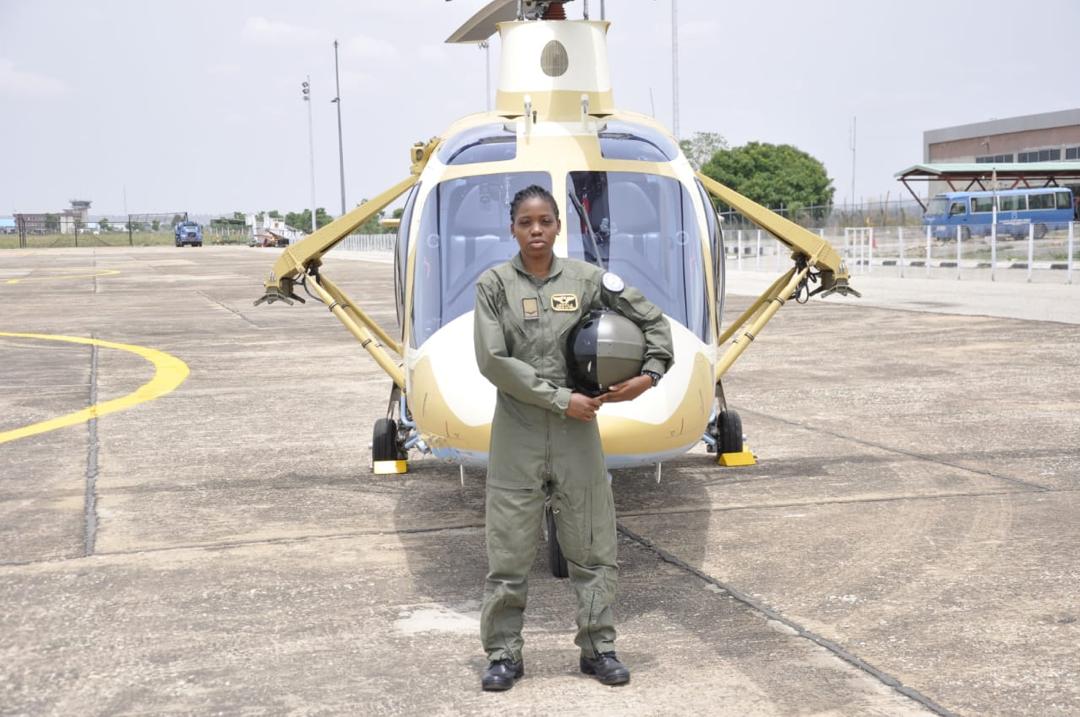 3/4. During her short but impactful stay in the Service, late Arotile, contributed significantly to the efforts to rid the North Central States of armed bandits and other criminal elements by flying several combat missions under Operation GAMA AIKI in Minna, Niger State.