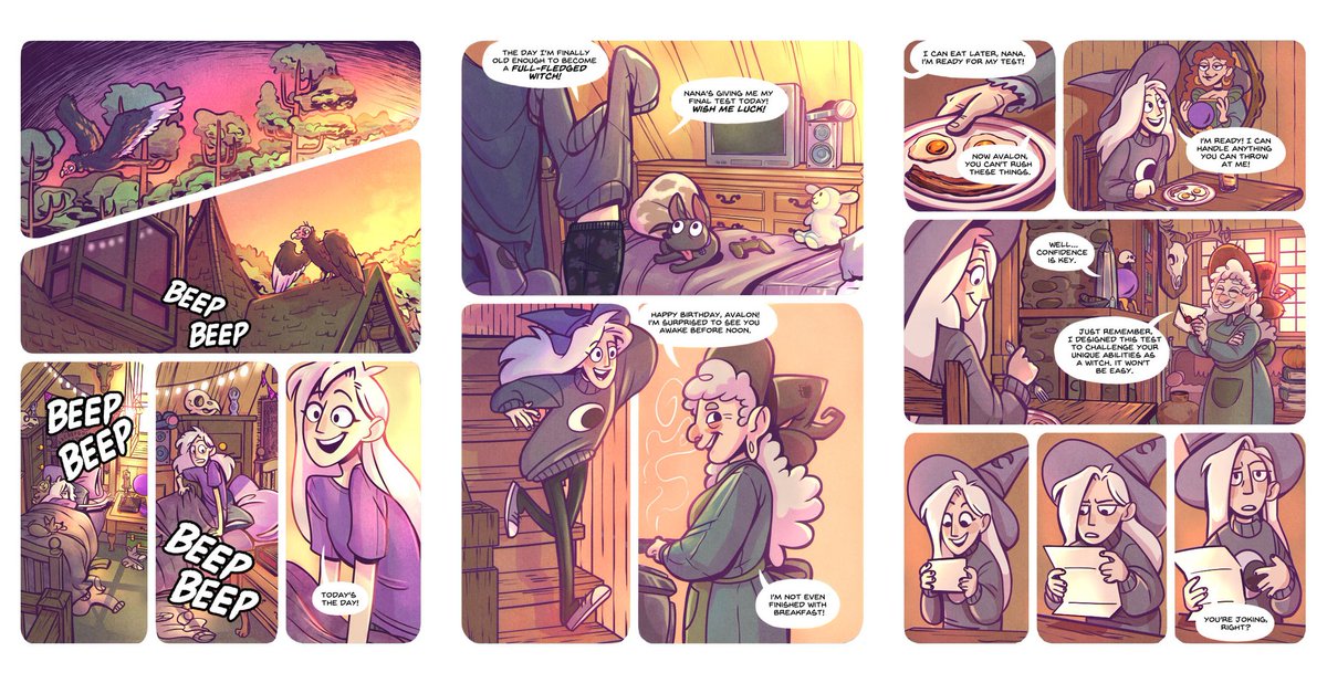 milkyol's tweet photo. Hi I'm Ashley, I'm a comic artist and character designer! I love magic and pretty colors and I make comics for people who are a little weird. 👽🔮
I'm always available for commissions; DM me for rates!

#PorfolioDay #NonBinaryDay https://t.co/vTCA3JfsnD