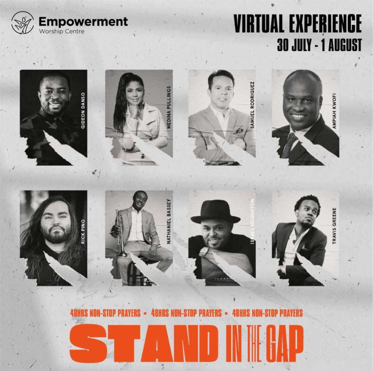 ewcridgecampus's tweet photo. STAND IN THE GAP // 48 Hours Non-Stop Prayer, led by our Global Lead Pastor @gideondanso_. Join us, as we host the biggest global virtual prayer conference. It's an experience you cant afford to miss
#ewcstand20 #virtualconference #prayeraddicts #prayerwarriors #StandInTheGap https://t.co/cGrSlZWbnd