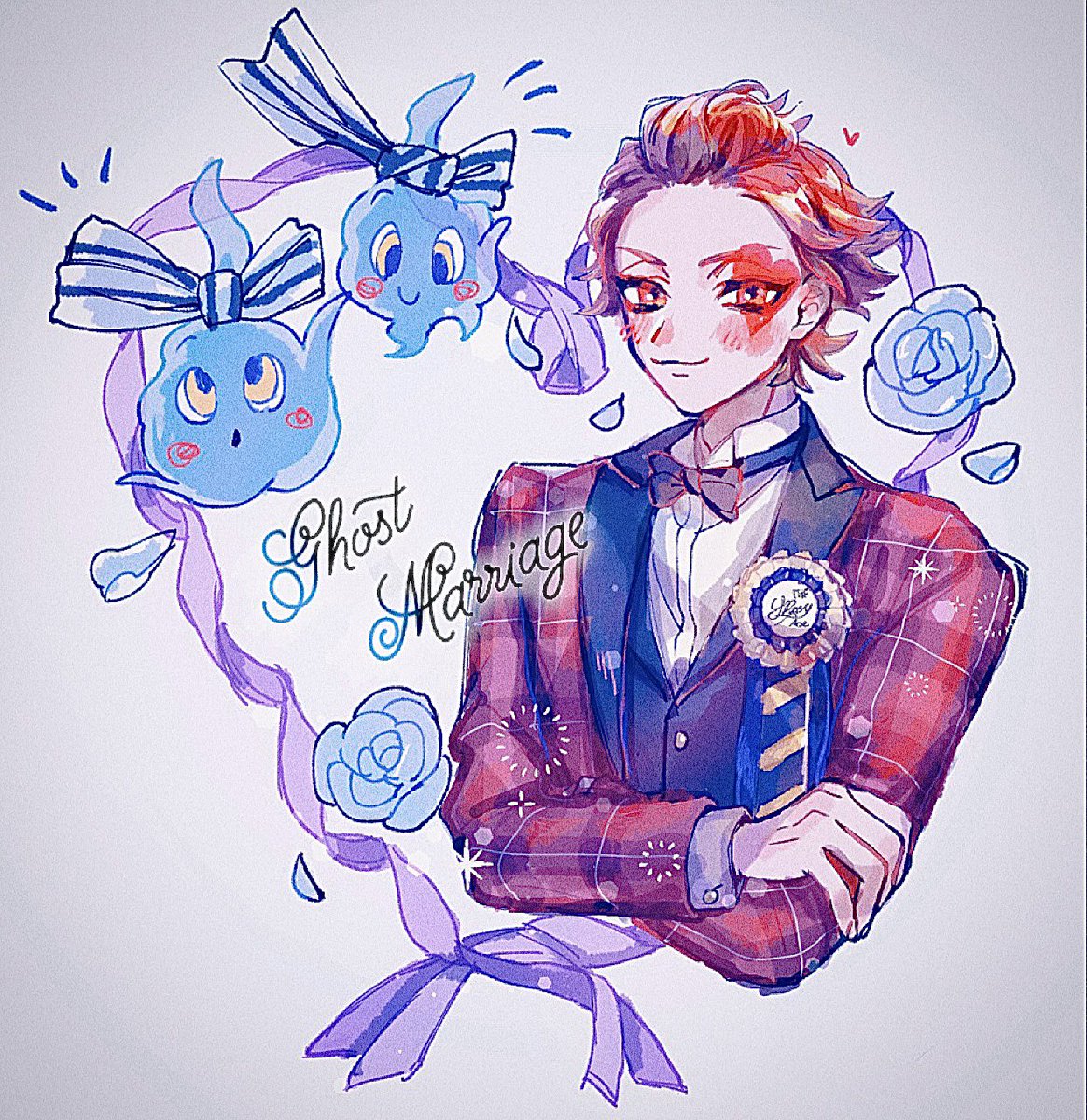 なりきり花婿エース おつかれー 可愛かったぞーーー 賽のイラスト