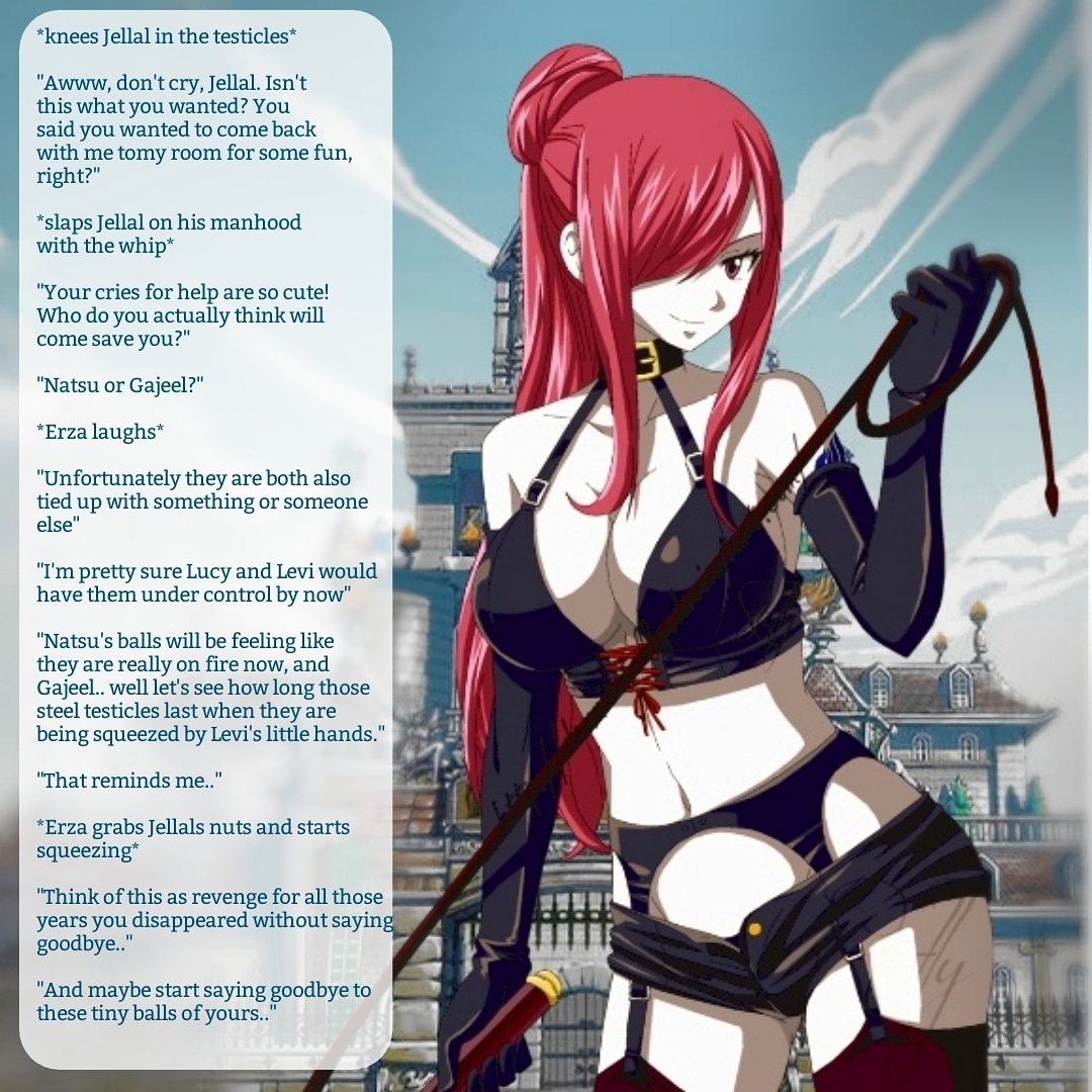 ballbustingart's tweet image. More Fairy Tail Ballbusting!