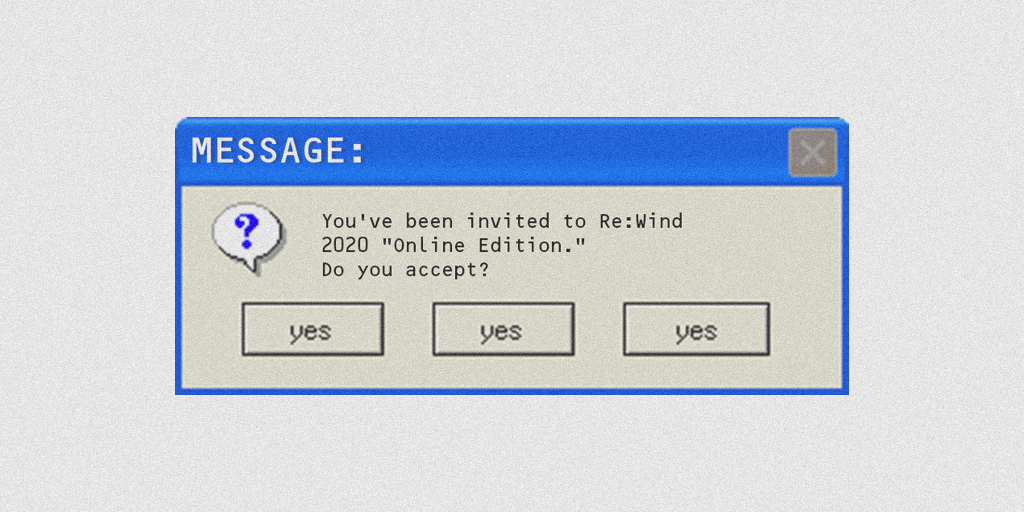 ReSoundMLC's tweet image. You&apos;ve been invited to Re:Wind 2020: #OnlineEdition. Do you accept? #ReWind2020