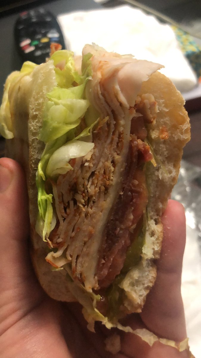 I_Am_Turton's tweet photo. When the hot peppers are kicking, the sandwich just hits different. #Mexicano #AddBacon https://t.co/9mmSAH1LnX