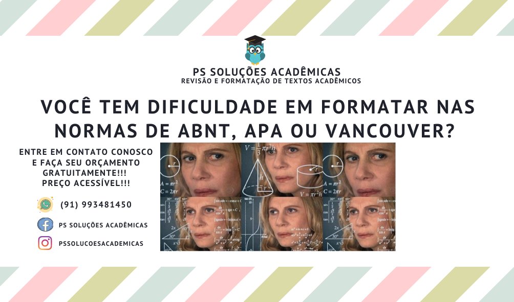 Egua_Pedro's tweet photo. E para quem quiser obter um resultado igual ao meu (Sem erro algum na formatação), cola com eles que o atendimento é maravilhoso <3
#TCC #ARTIGO #MONOGRAFIA #PROJETO #TESE #DISSERTAÇÃO #PREPROJETO #ORIENTAÇÃOACADÊMICA #CONSULTORIAACADÊMICA #ACESSORIAACADÊMICA #REVISÃO #FORMATAÇÃO https://t.co/3iPkfno8iO