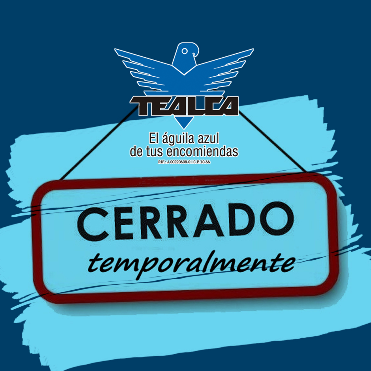tealcalpg's tweet photo. A partir del miércoles 15 de julio de 2020, la oficina TEALCA Los Palos Grandes permanecerá cerrada hasta nuevo aviso. Ofrecemos disculpas por los inconvenientes causados. Gracias. https://t.co/rmZI7YuQNh