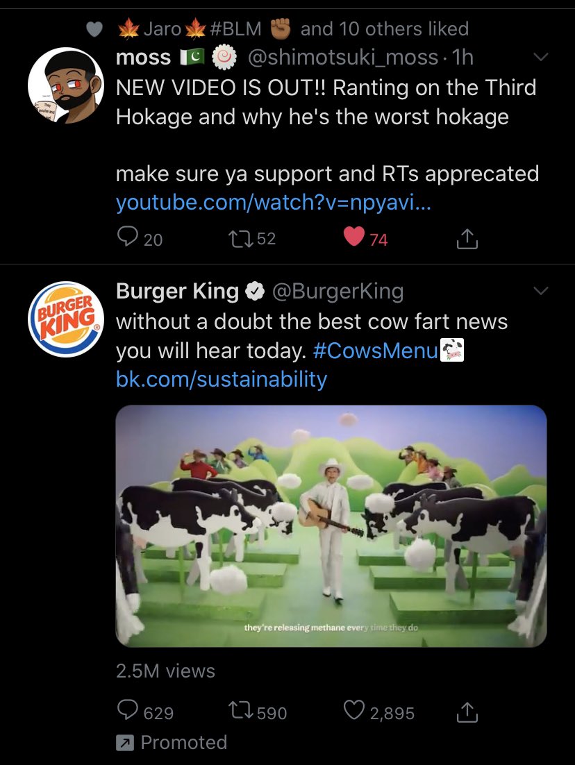 KingDWildfire's tweet photo. They promotin right under your tweet on my tl smh @shimotsuki_moss #MossTwitter https://t.co/Xk9c36C0X3