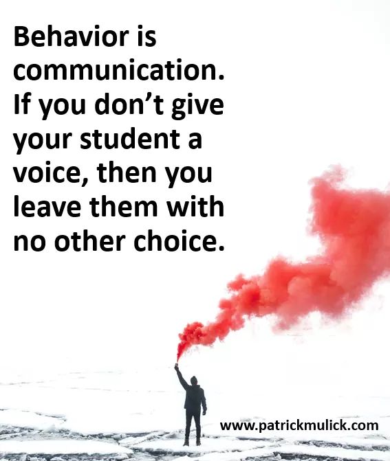 patrickmulick's tweet image. #behaviorchange #specialeducation #disability