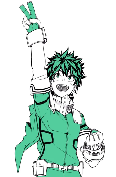 #緑谷出久誕生祭2020
過去絵の再掲ですが
誕生日おめでとう???? 