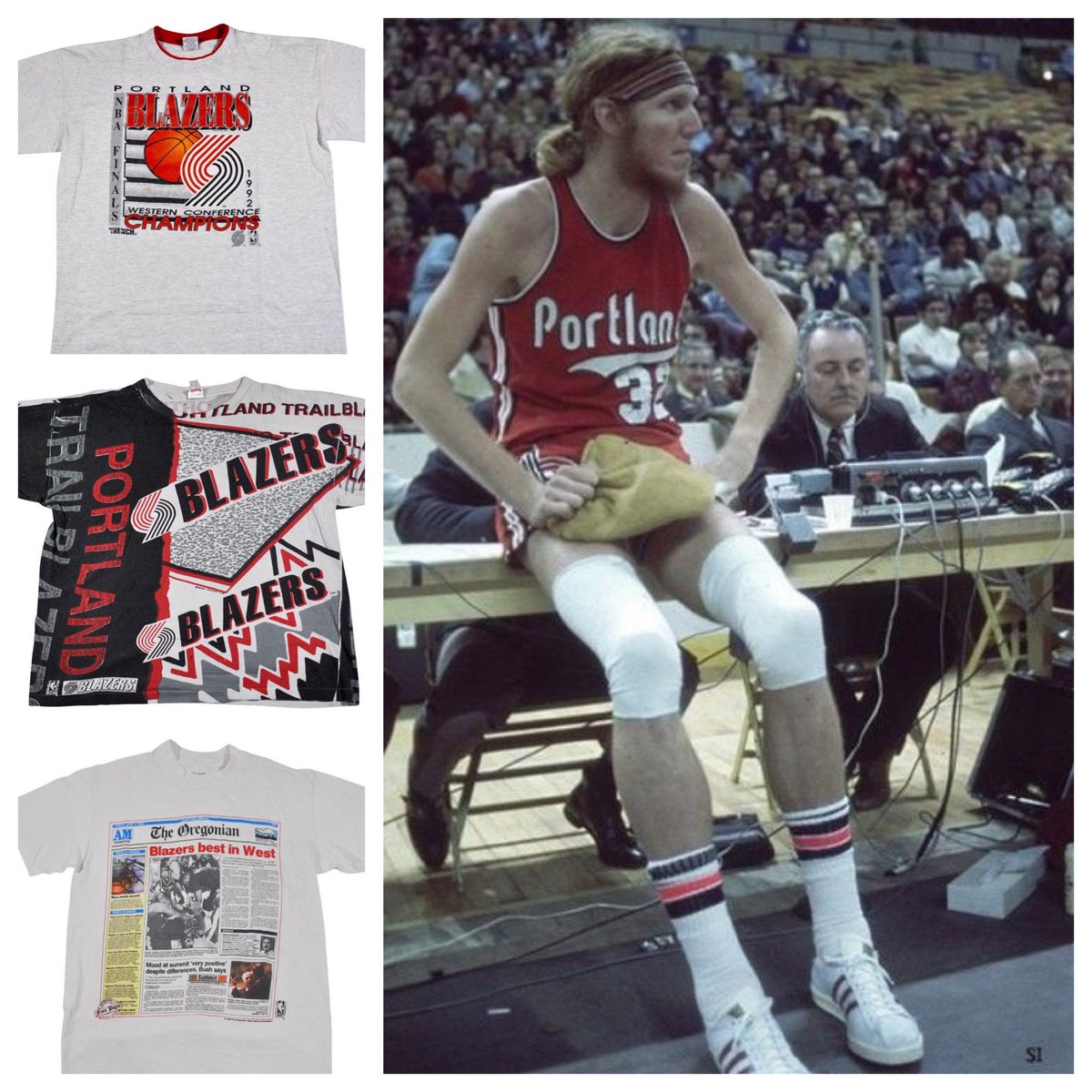 YesterdaysAttic's tweet photo. Bill Walton, '75. https://t.co/UDKaJOWEjb