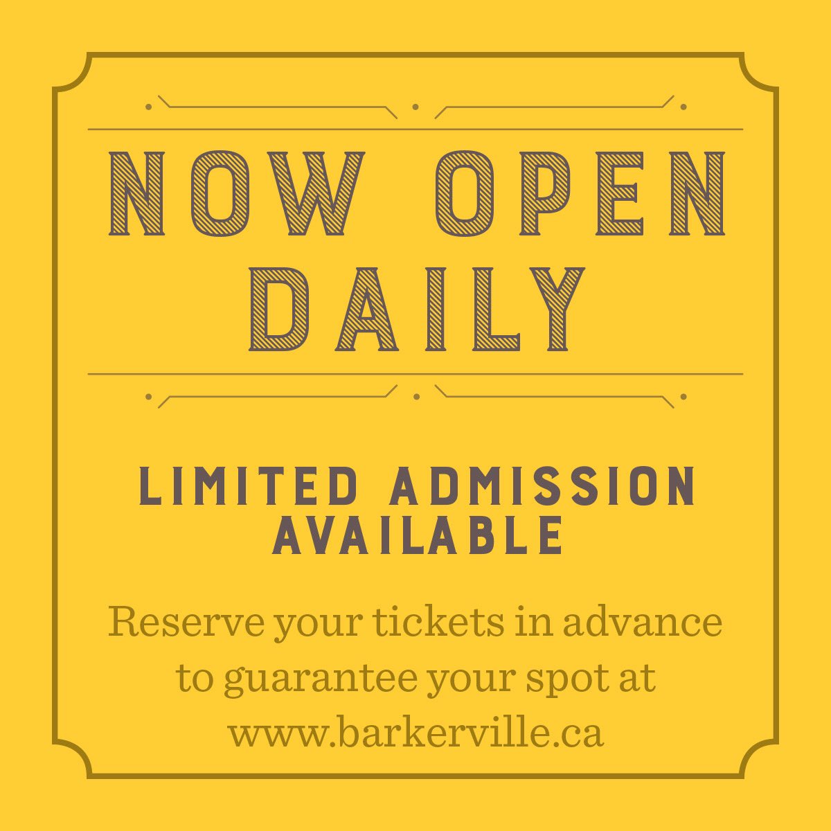 We’re thrilled to have you join us once again! We’ve made some important changes to how we operate to keep our staff and visitors safe: barkerville.ca/covid-19-chang…