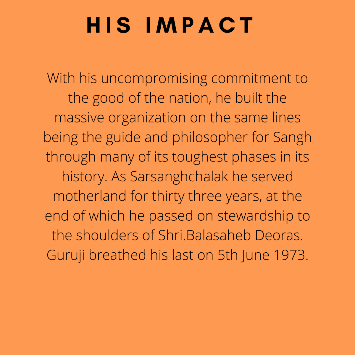 HSSUSAGeorgia's tweet photo. His long lasting impact is very important in our shakhas nowadays. Have a quick intro to M.S. Golwalkar Ji. https://t.co/APFrFjPZhy