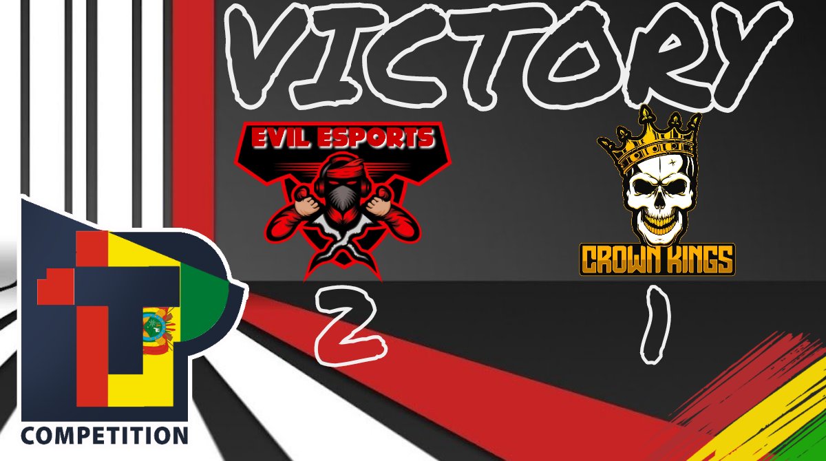 EvilEsportsBo's tweet photo. #ClashRoyale | Resultados!
Logramos llevarnos la victoria en esta primera fecha ante un rival que no nos la dejó nada fácil #GG
🏆 @ComunidadBolCR
🆚 @CrownkingsC
#GoEE ⚔️ https://t.co/ILNjnvpcKd