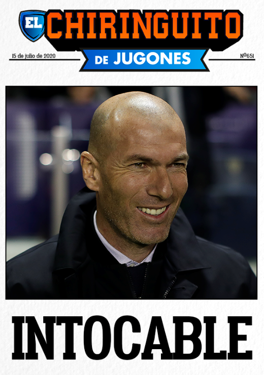 elchiringuitotv's tweet image. 'INTOCABLE'.

@FerminCanas presenta la PORTADA de #ElChiringuitoDeMega con ZIDANE como protagonista.