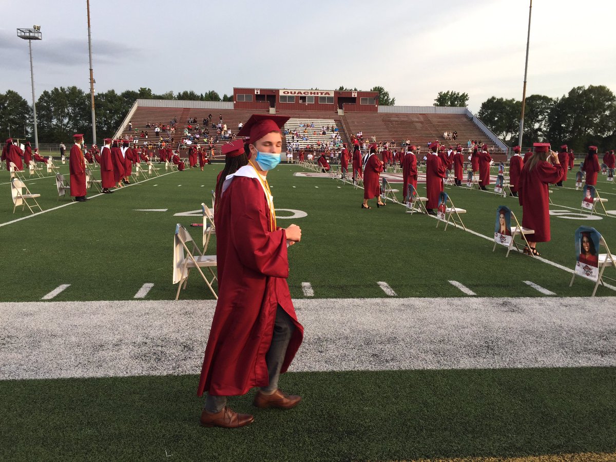 ophsyearbook's tweet photo. 2020 graduation under way. https://t.co/DFnKEYMLaN