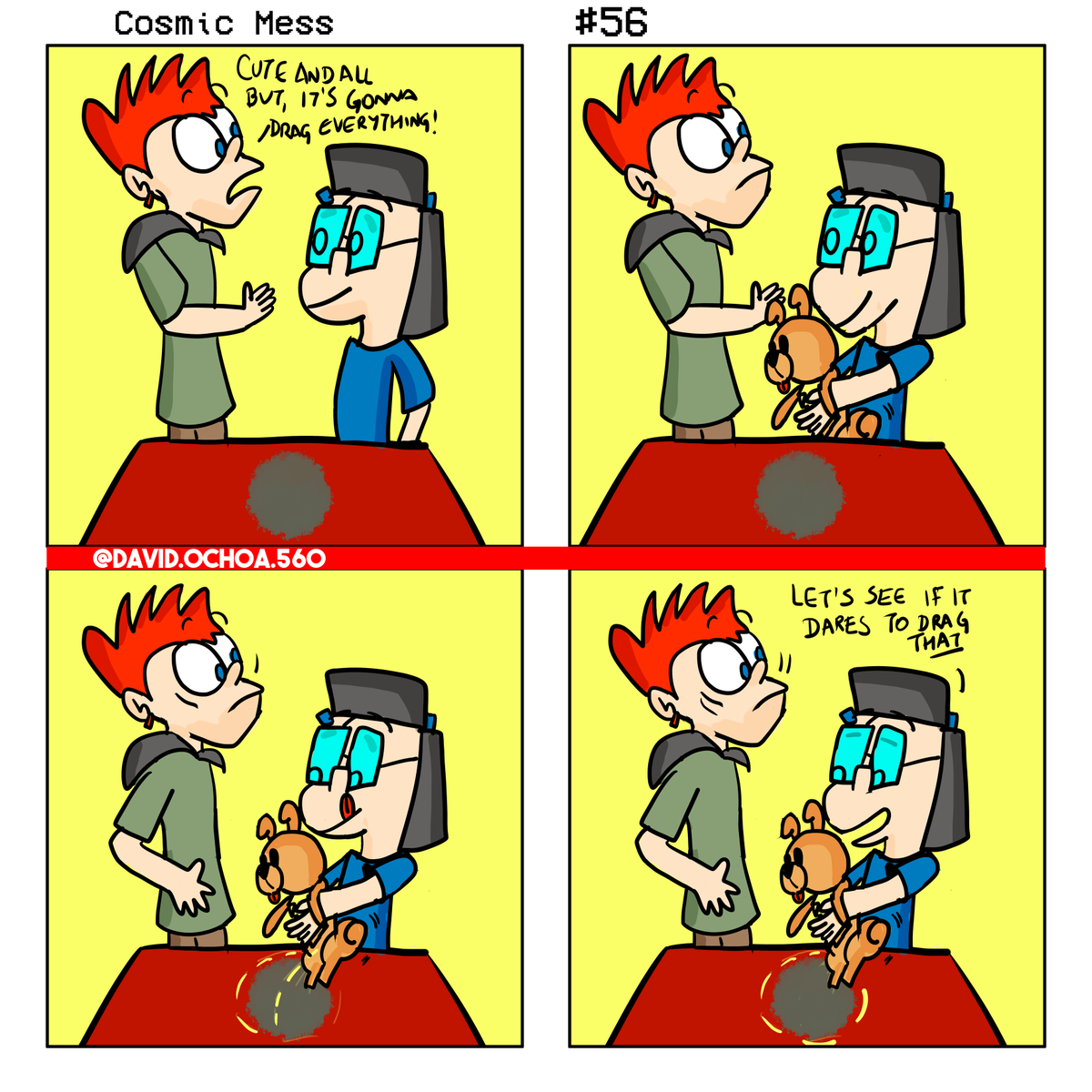 TheCordobear's tweet photo. Hi! I'm David and I mostly draw comics. Check out #CosmicMess! https://t.co/akjsexHjKq