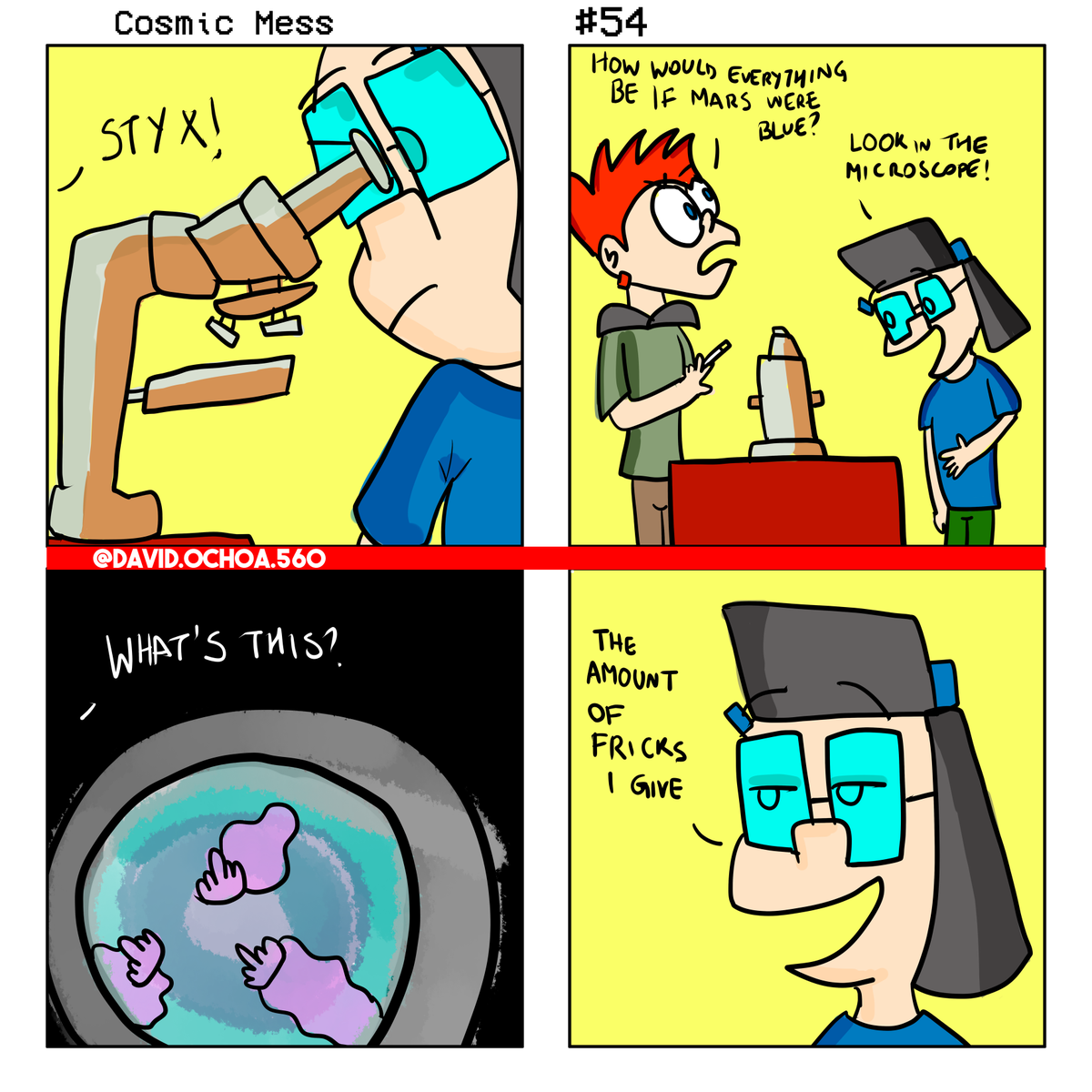TheCordobear's tweet photo. Hi! I'm David and I mostly draw comics. Check out #CosmicMess! https://t.co/akjsexHjKq