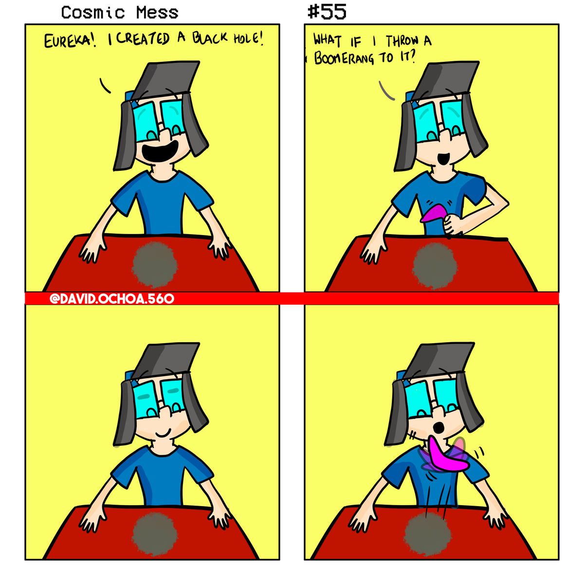 TheCordobear's tweet photo. Hi! I'm David and I mostly draw comics. Check out #CosmicMess! https://t.co/akjsexHjKq